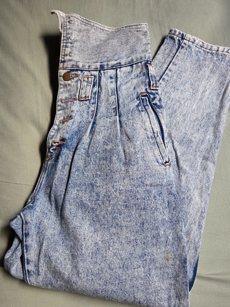 1980s Acid Wash Jeans